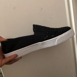 Black flats size 7
